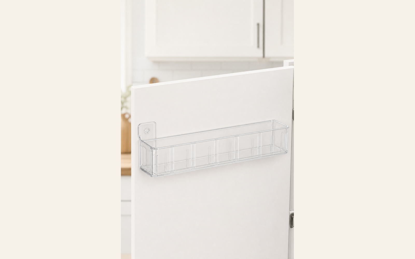 No-drill cabinet-door spice holder for renters product image